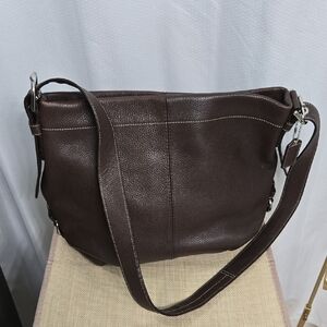 Coach Soho Brown Pebbled Leather Shoulder Bag